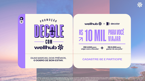Wellhub e Decolar lançam promoção com 20 prêmios de R$ 10 mil