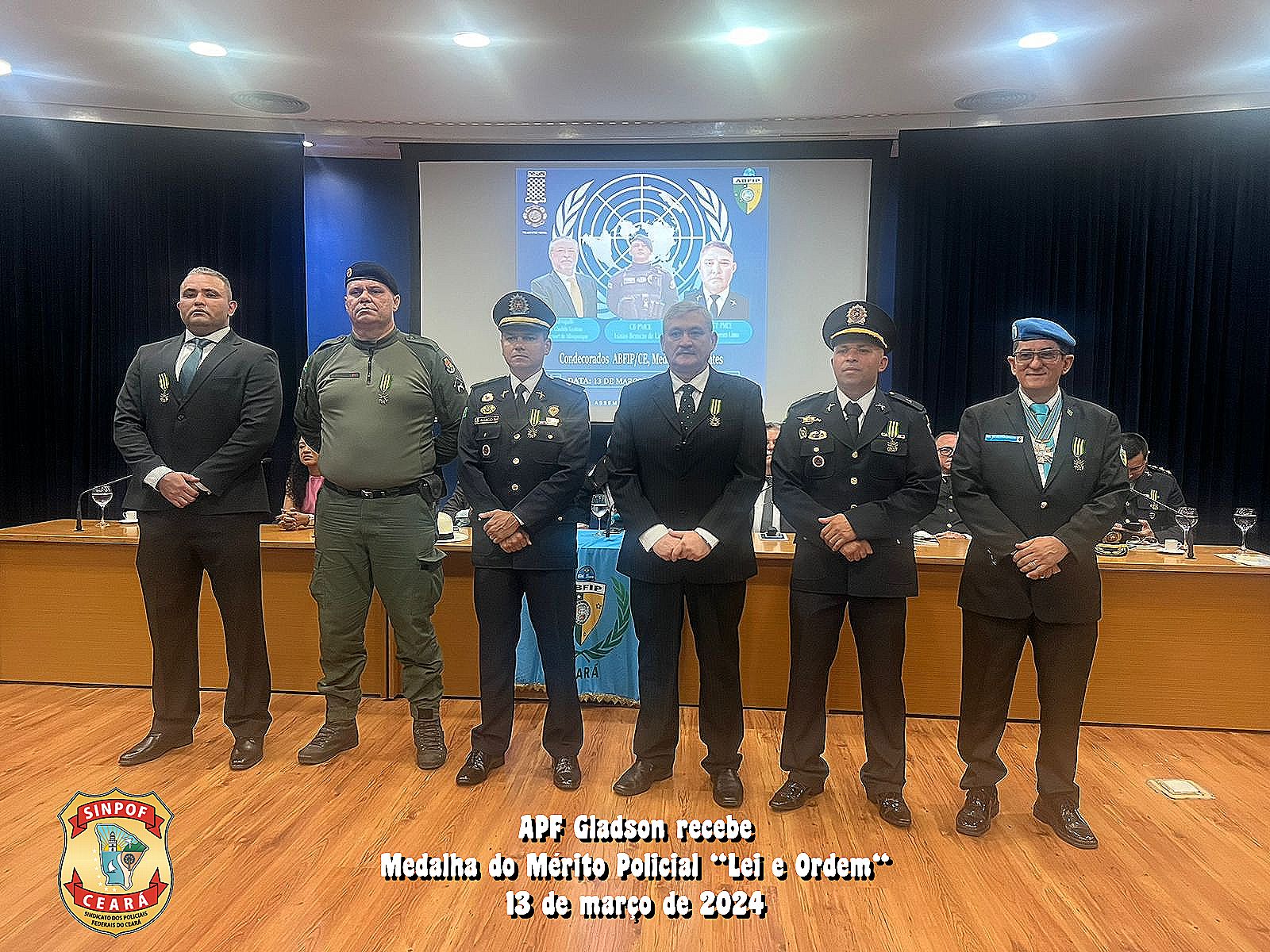 APF aposentado Gladson Rodrigues é homenageado pela ABFIP com a Medalha do Mérito Policial “Lei e Ordem”